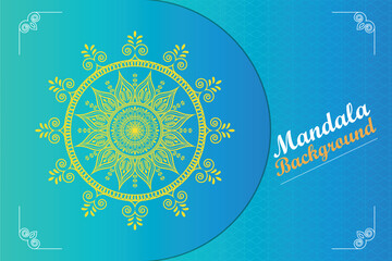 Creative, Modern, Abstract and Professional Coloring Luxury Ornamental Mandala Background Design or Pattern Design Vector