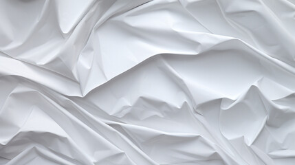 Crumpled white paper for background and wallpaper