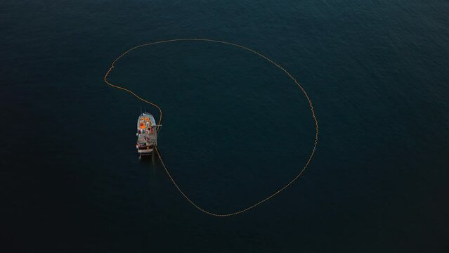 Fisherboats in the near of Mousehole in Cornwall