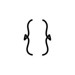 Text brackets vector