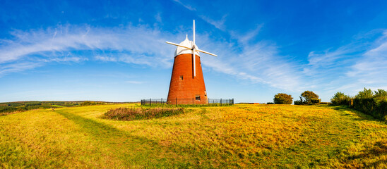 Halnaker Windmill in Sussex, England - obrazy, fototapety, plakaty