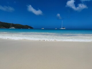 Fototapeta na wymiar Seychelles Beach 