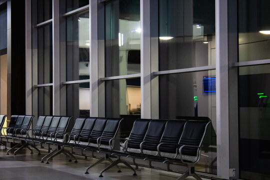 Airport Lobby at Palmerola International Airport, Comayagua, Honduras