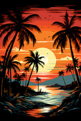 Beach theme background. Fantastic for your projects.