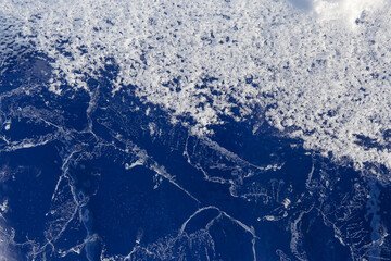 blue ice texture background