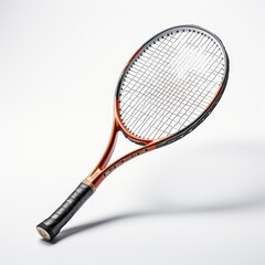 Tennis Racket , Cartoon 3D , Isolated On White Background 