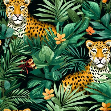 Exotic Animal Print Jungle Pattern