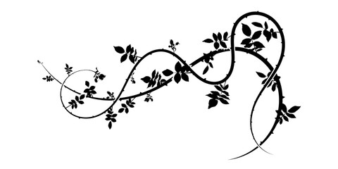 rose hips ornamental element for design decoration