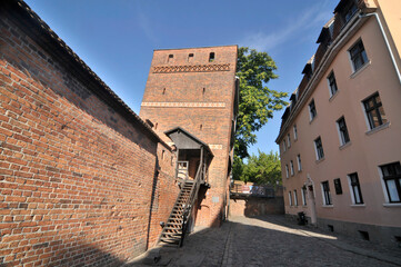 The Leaning Tower of Toruń a medieval tower in Toruń, Poland