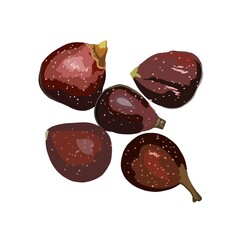 figs, fig fruit, sweet and ripe figs, juicy figs, cooking, food, vegan