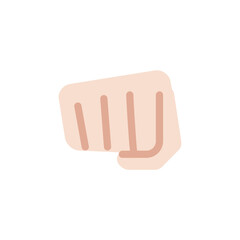Obraz premium Oncoming Fist: Light Skin Tone 