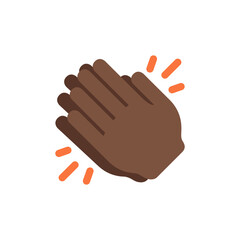 Clapping Hands: Dark Skin Tone
