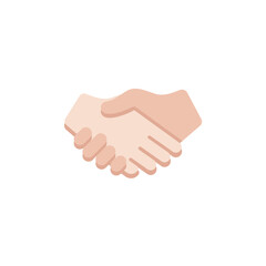 Handshake: Medium-Light Skin Tone, Light Skin Tone