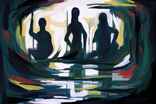 Shapeshifting selkies, transitioning between human and seal forms with ease - Generative AI