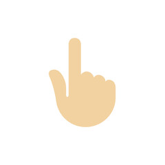 Backhand Index Pointing Up: Medium Light Skin Tone
