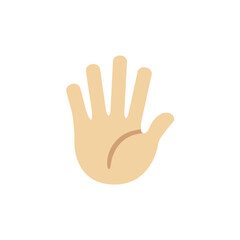 Hand with Fingers Splayed: Light Skin Tone
