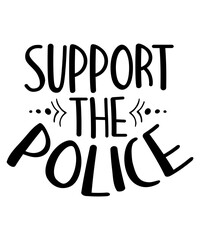 support the police svg