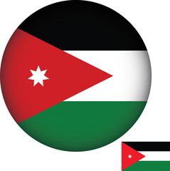 Jordan Flag Round Shape