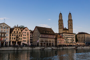 Le Limmat à Zurich en Suisse