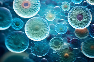  endless possibilities and complexity of the miniature world of cells - obrazy, fototapety, plakaty