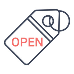 Open Tag Icon