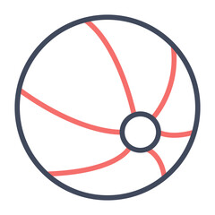 Fototapeta premium Beach Ball Icon