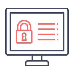 Computer Security Icon