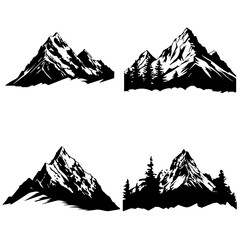  mountain silhouette, mountain svg, mountain png, mountain illustration, mountain, landscape, snow, volcano, nature, sky, peak, mount, travel, mountains, winter, fuji, mt, scenery, japan, view, lake, 