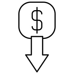  download line icon, icon, vector, download, web, button, file, app, upload, data, illustration, symbol, sign, website, downloading, arrow, concept, shape, internet, graphic, template, interface