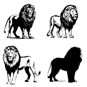 lion silhouette, lion svg, lion illustration, lion png, animal svg, animal png, clipart, horse, animal, silhouette, vector, illustration, mammal, wild, black, dog, farm, nature, animals, wildlife, sta