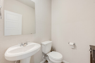 Fototapeta na wymiar a home bathroom 