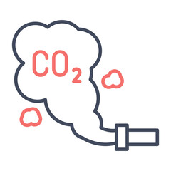 Carbon dioxide Icon