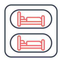 Capsule Hotel Icon