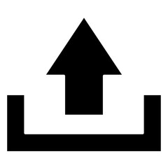 upload ghlyp icon, upload, icon, vector, download, web, file, website, button, arrow, cloud, computer, technology, data, app, illustration, design, internet, document, sign, flat, interface