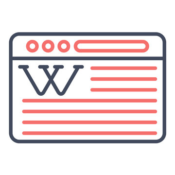 recommend clip art: Wikipedia Icon