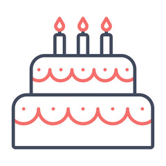 Two Layered Cake Icon