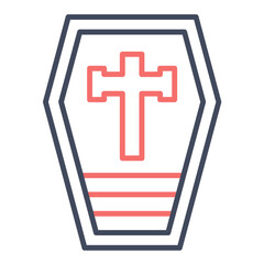 Obraz premium Coffin Icon