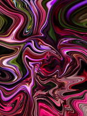 seamless colorful psychedelic floral pattern illustration art funky backdrop