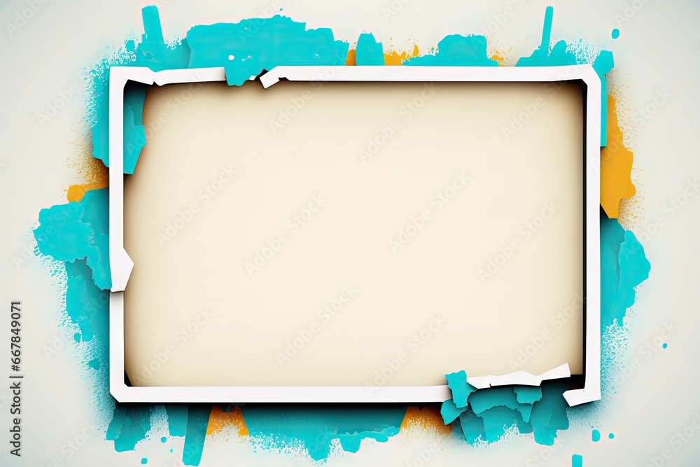 Poster grunge frame with space for your text