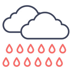 Rainy Clouds Icon