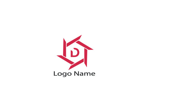 d letter logo
