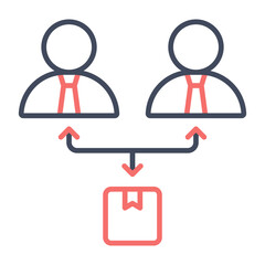 Parcels Distribution Icon