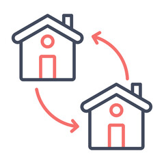 House Exchange Icon