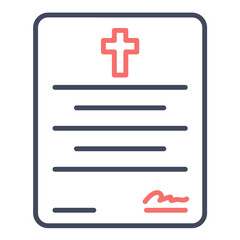 Obraz premium Testament Icon