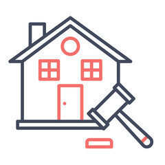 House Auction Icon