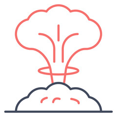 Nuclear Explosion Icon
