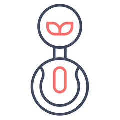 Eco Power Button Icon