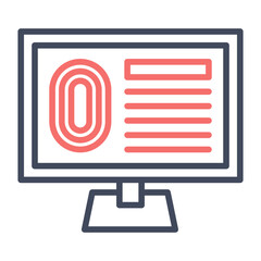 Fingerprint Database Icon