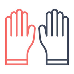 Obraz premium Rubber Gloves Icon