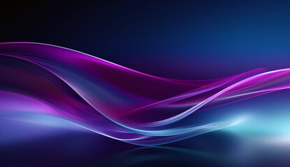 Blue and pink technology waves abstract background